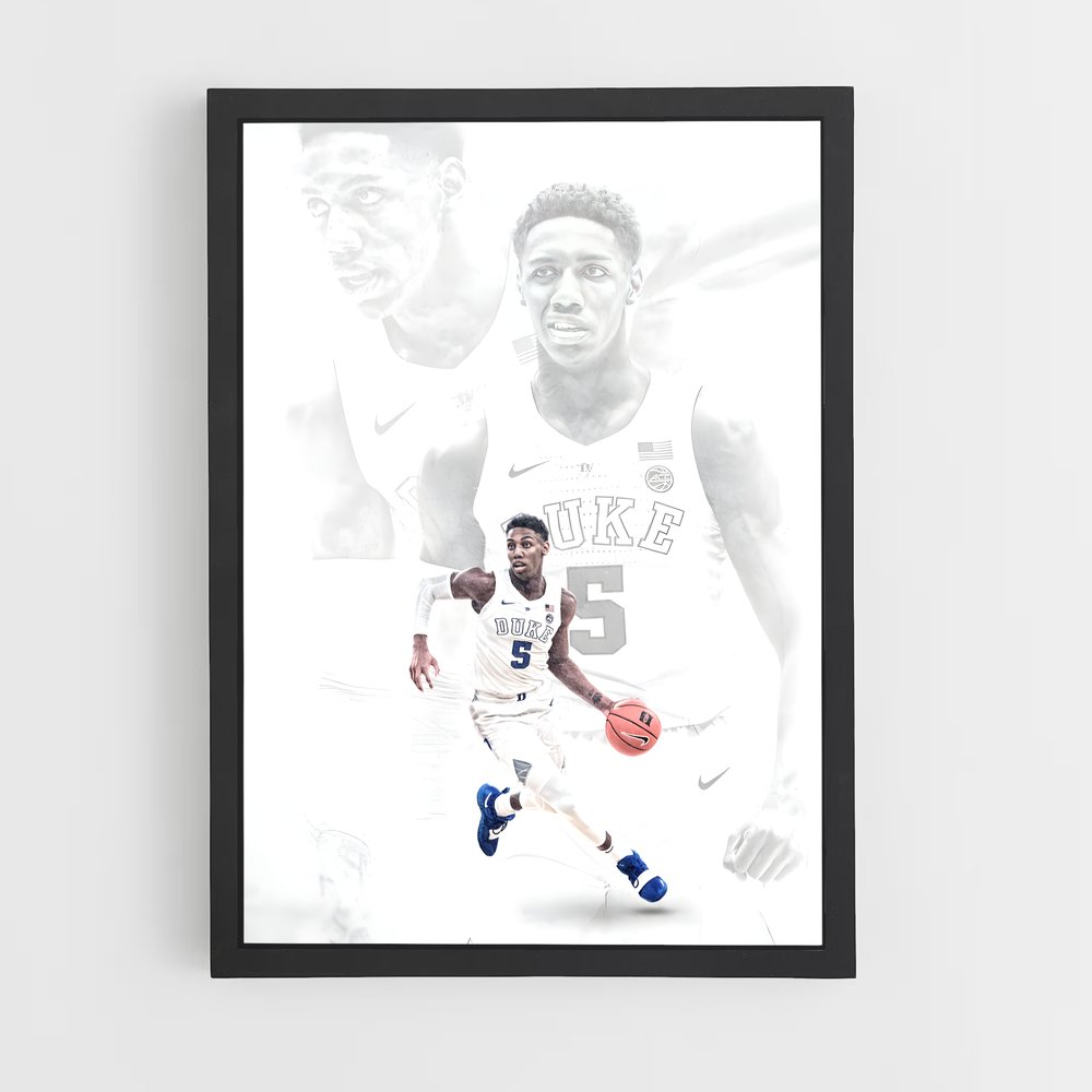 Poster Rj en Action – affiche Basketball (vue 2)